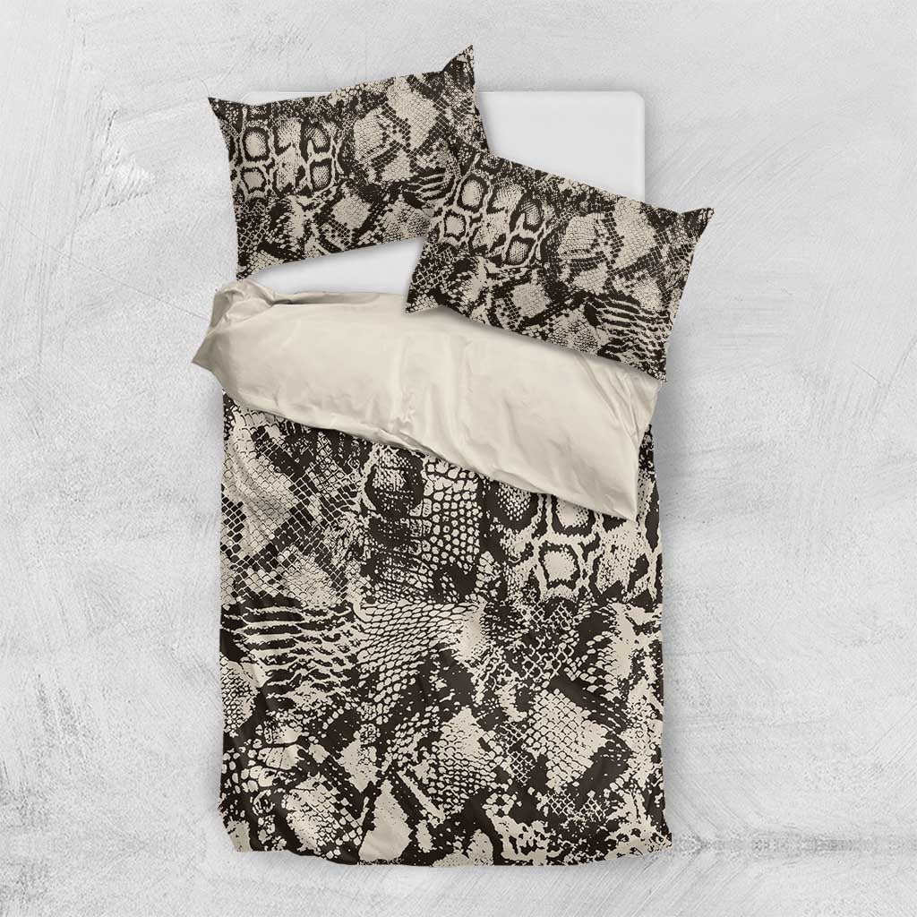 African Wild Animal Skins Bedding Set Snake and Crocodile Mix Skin - African Pride