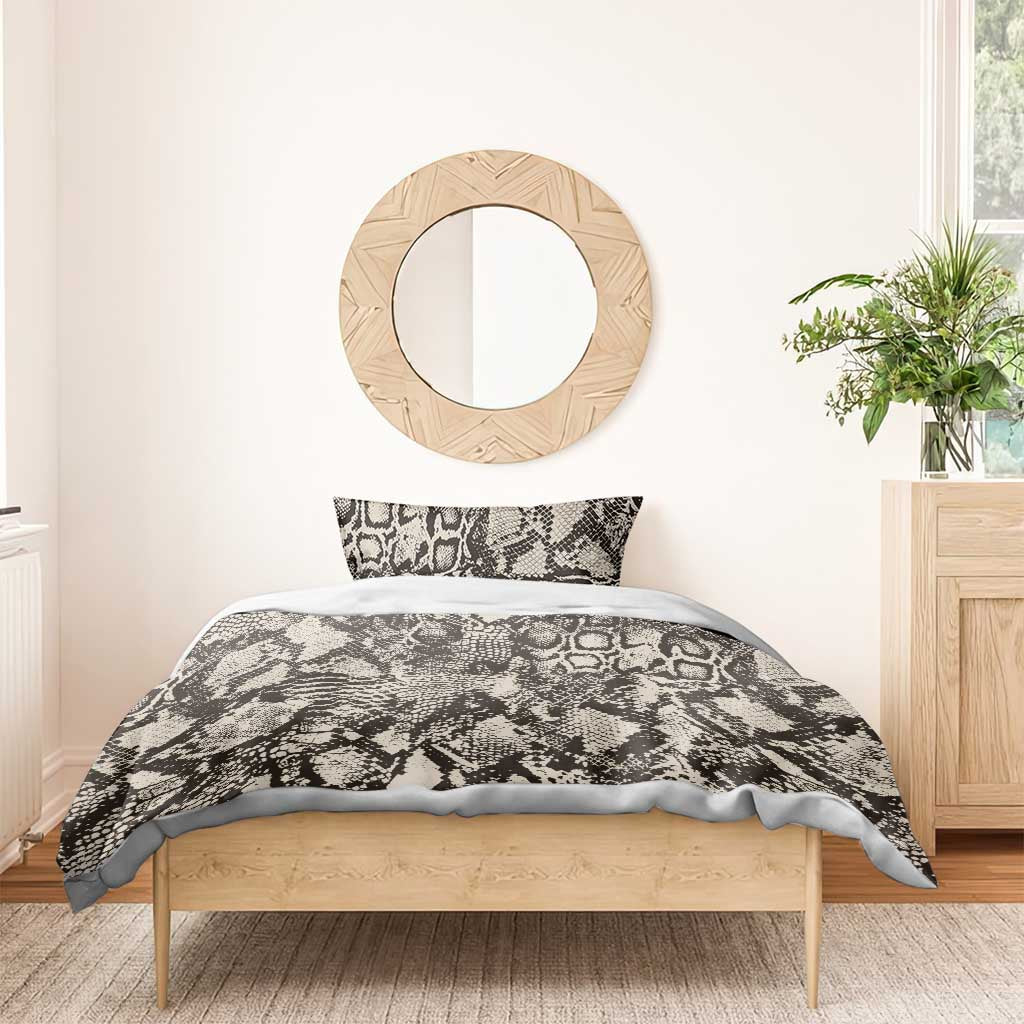 African Wild Animal Skins Bedding Set Snake and Crocodile Mix Skin - African Pride