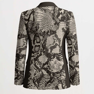 African Wild Animal Skins Blazer Snake and Crocodile Mix Skin