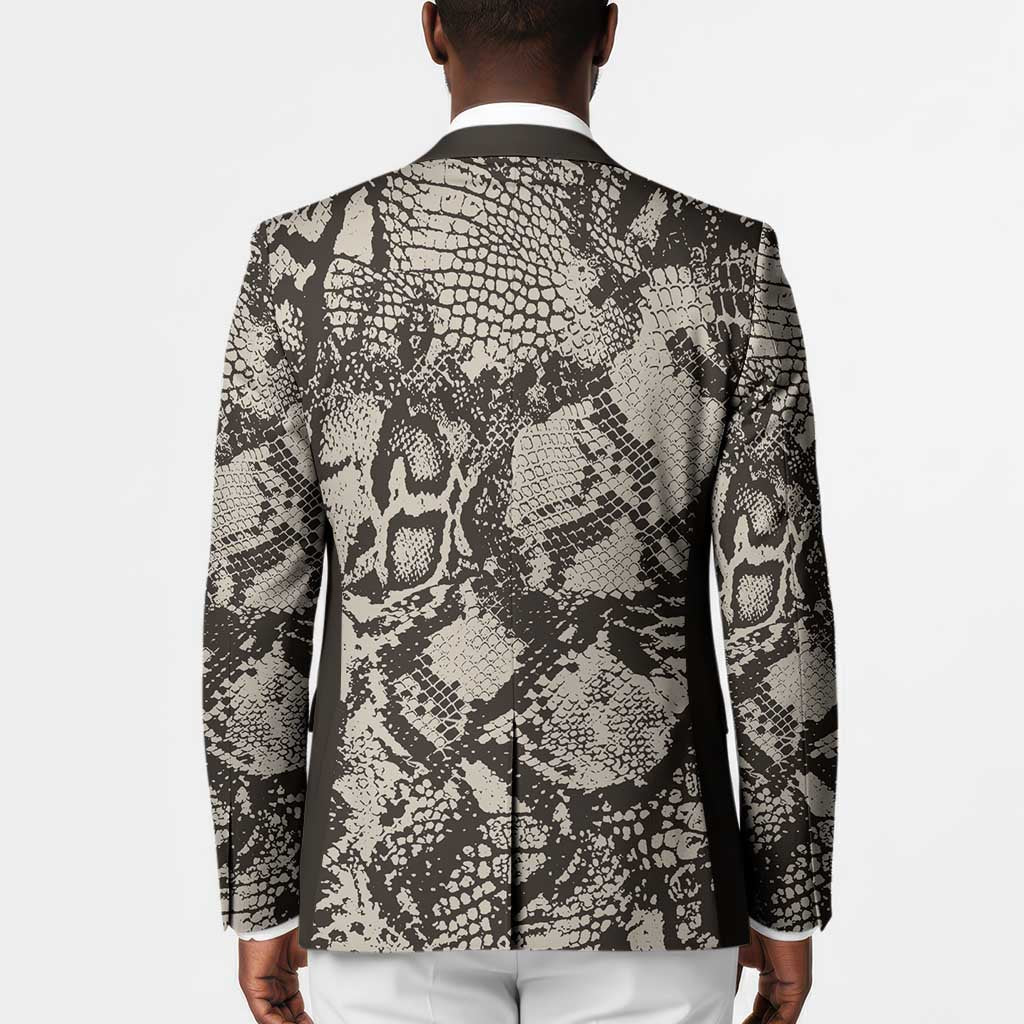 African Wild Animal Skins Blazer Snake and Crocodile Mix Skin