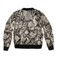 African Wild Animal Skins Bomber Jacket Snake and Crocodile Mix Skin - African Pride