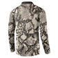 African Wild Animal Skins Button Sweatshirt Snake and Crocodile Mix Skin