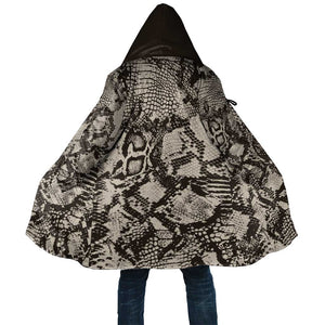 African Wild Animal Skins Cloak Snake and Crocodile Mix Skin