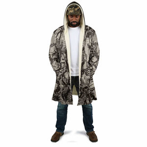 African Wild Animal Skins Cloak Snake and Crocodile Mix Skin