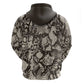African Wild Animal Skins Hoodie Snake and Crocodile Mix Skin - African Pride