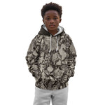 African Wild Animal Skins Kid Hoodie Snake and Crocodile Mix Skin - African Pride