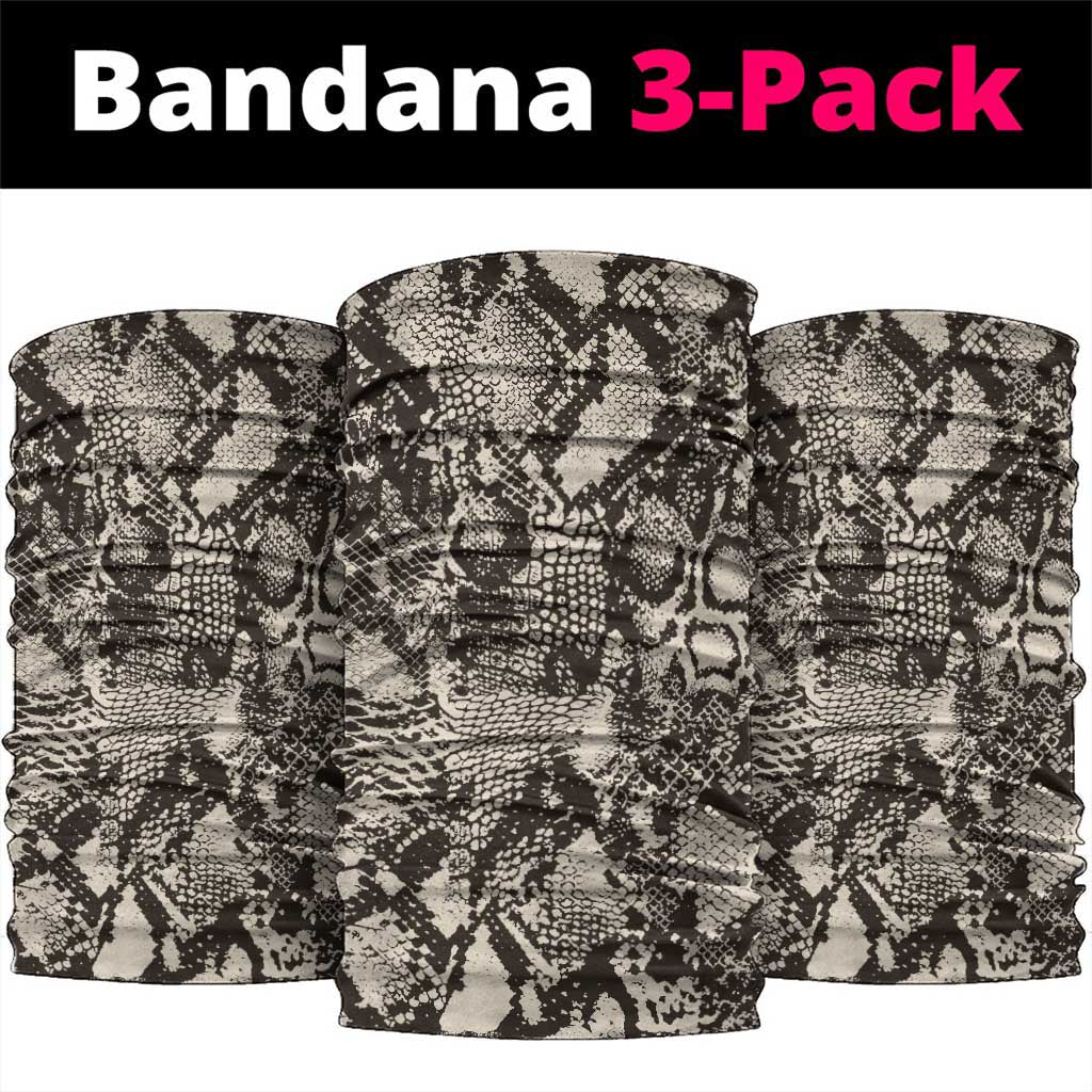 African Wild Animal Skins Neck Gaiter Snake and Crocodile Mix Skin LT9