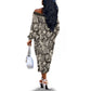 African Wild Animal Skins Off The Shoulder Long Sleeve Dress Snake and Crocodile Mix Skin - African Pride