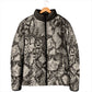 African Wild Animal Skins Padded Jacket Snake and Crocodile Mix Skin