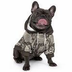 African Wild Animal Skins Pet Hoodie Snake and Crocodile Mix Skin