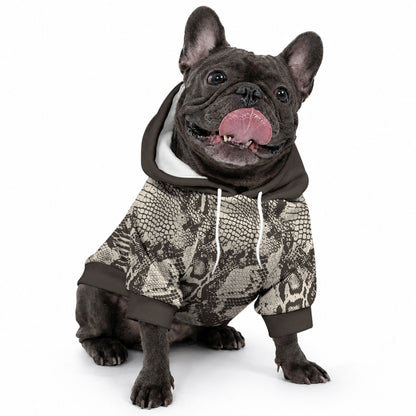 African Wild Animal Skins Pet Hoodie Snake and Crocodile Mix Skin