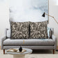 African Wild Animal Skins Pillow Cover Snake and Crocodile Mix Skin