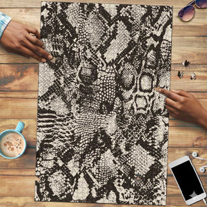 African Wild Animal Skins Puzzle Snake and Crocodile Mix Skin