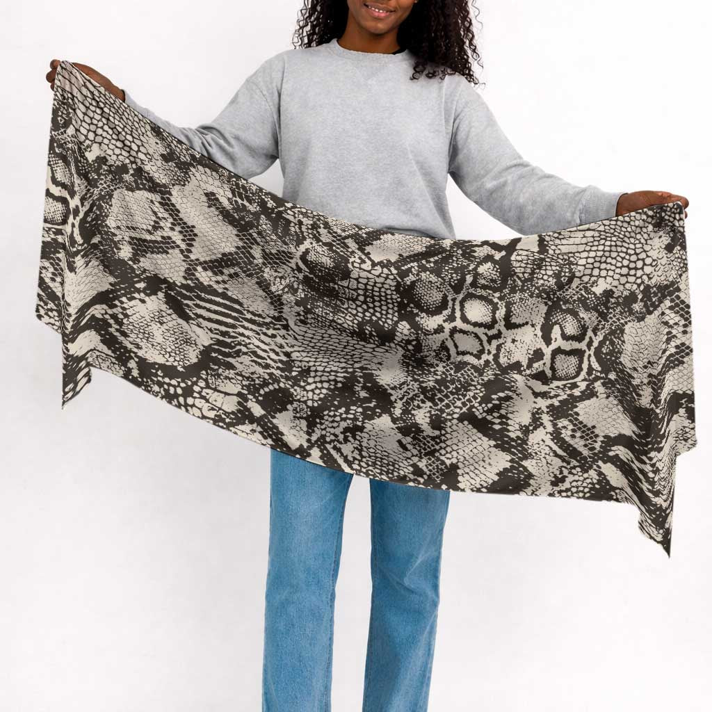 African Wild Animal Skins Simple Headwrap Snake and Crocodile Mix Skin