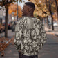 African Wild Animal Skins Sweatshirt Snake and Crocodile Mix Skin - African Pride