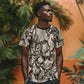 African Wild Animal Skins T shirt Snake and Crocodile Mix Skin - African Pride