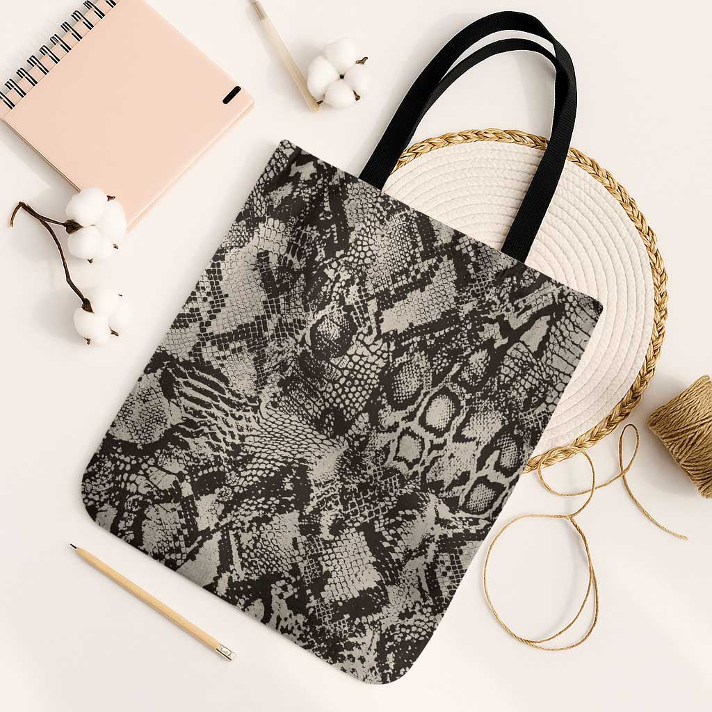 African Wild Animal Skins Tote Bag Snake and Crocodile Mix Skin