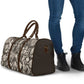 African Wild Animal Skins Travel Bag Snake and Crocodile Mix Skin