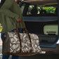 African Wild Animal Skins Travel Bag Snake and Crocodile Mix Skin