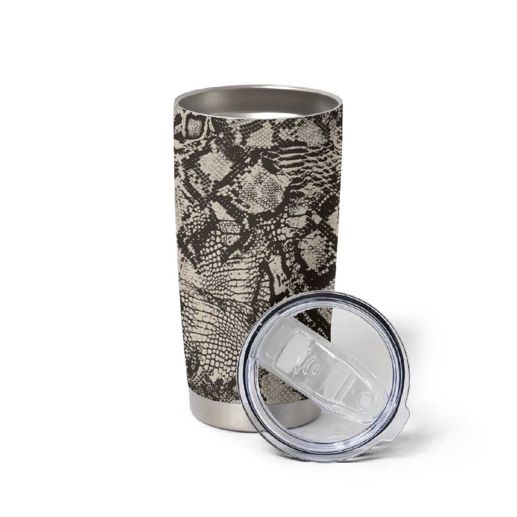 African Wild Animal Skins Tumbler Cup Snake and Crocodile Mix Skin - African Pride