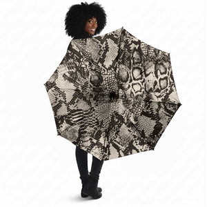 African Wild Animal Skins Umbrella Snake and Crocodile Mix Skin