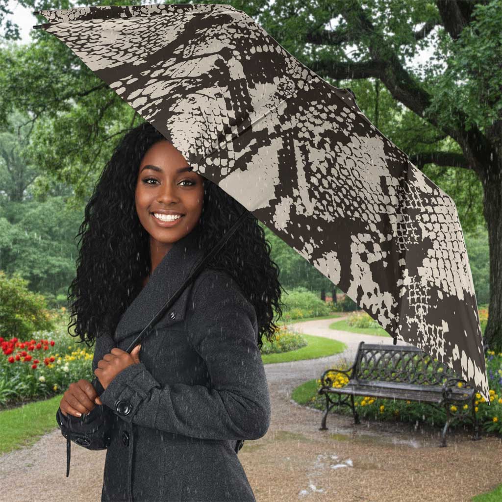 African Wild Animal Skins Umbrella Snake and Crocodile Mix Skin