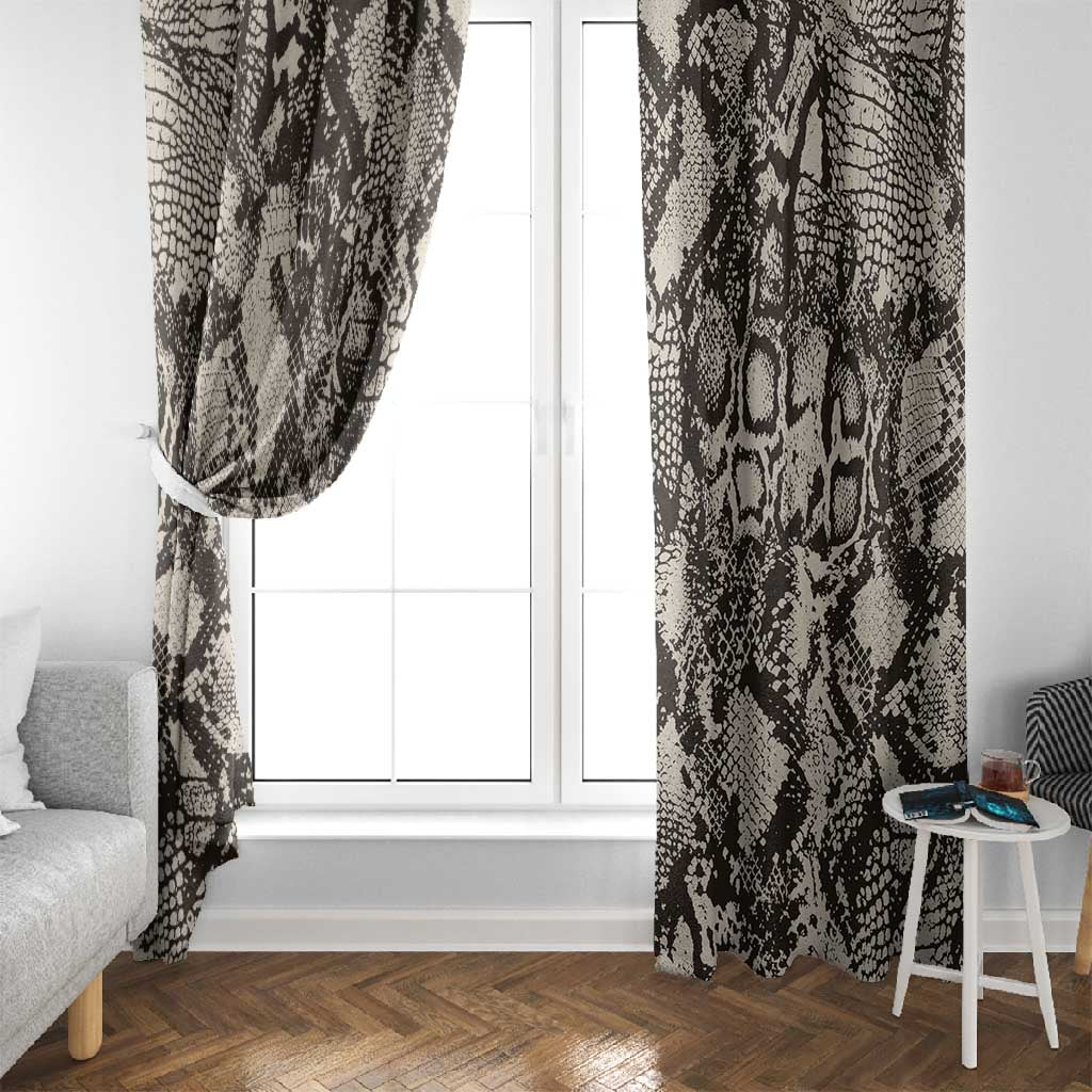 African Wild Animal Skins Window Curtain Snake and Crocodile Mix Skin - African Pride