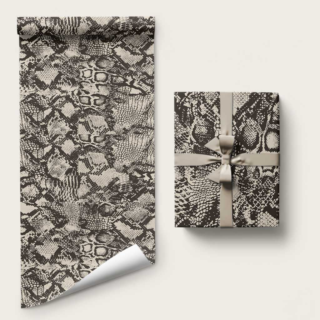 African Wild Animal Skins Wrapping Paper Snake and Crocodile Mix Skin - African Pride