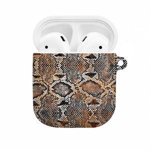 African Wild Animal Skins AirPods Case Vintage Snake Skin Pattern
