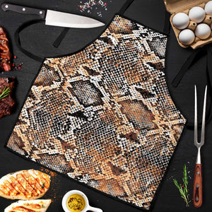 African Wild Animal Skins Apron Vintage Snake Skin Pattern