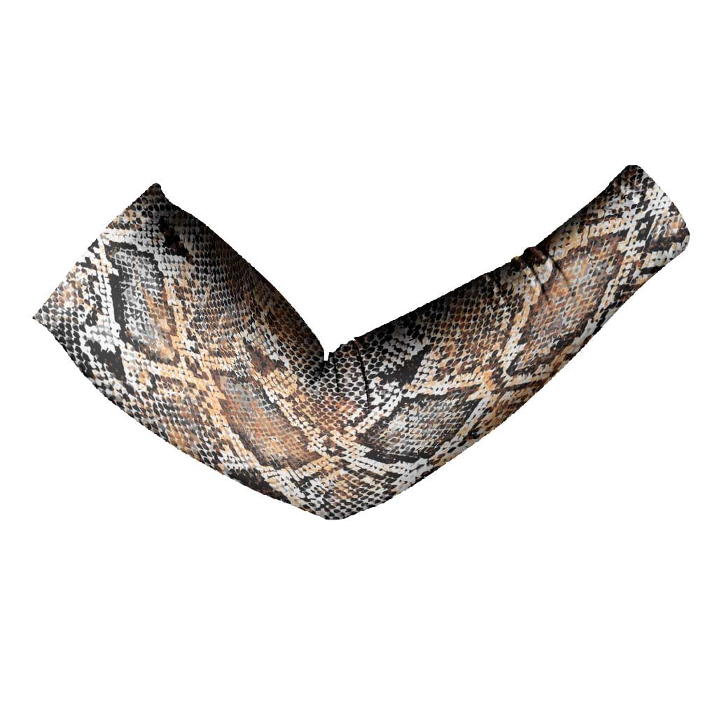 African Wild Animal Skins Arm Sleeves Vintage Snake Skin Pattern