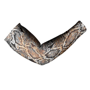 African Wild Animal Skins Arm Sleeves Vintage Snake Skin Pattern