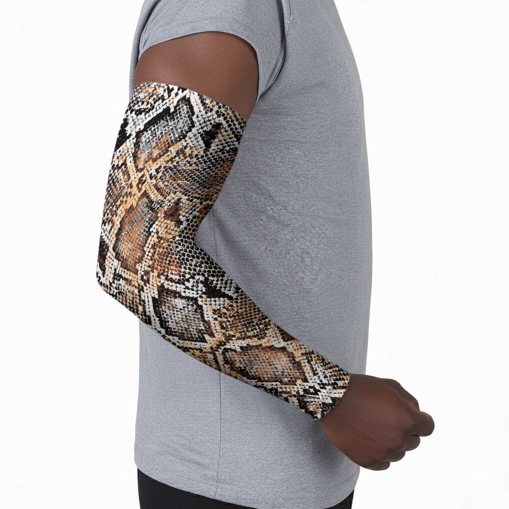African Wild Animal Skins Arm Sleeves Vintage Snake Skin Pattern