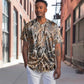 African Wild Animal Skins Baseball Jersey Vintage Snake Skin Pattern - African Pride