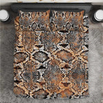 African Wild Animal Skins Bedding Set Vintage Snake Skin Pattern - African Pride