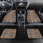 African Wild Animal Skins Car Mats Vintage Snake Skin Pattern - African Pride