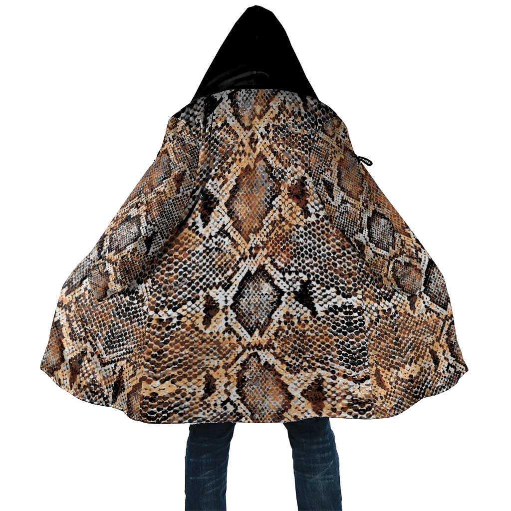 African Wild Animal Skins Cloak Vintage Snake Skin Pattern