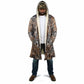 African Wild Animal Skins Cloak Vintage Snake Skin Pattern