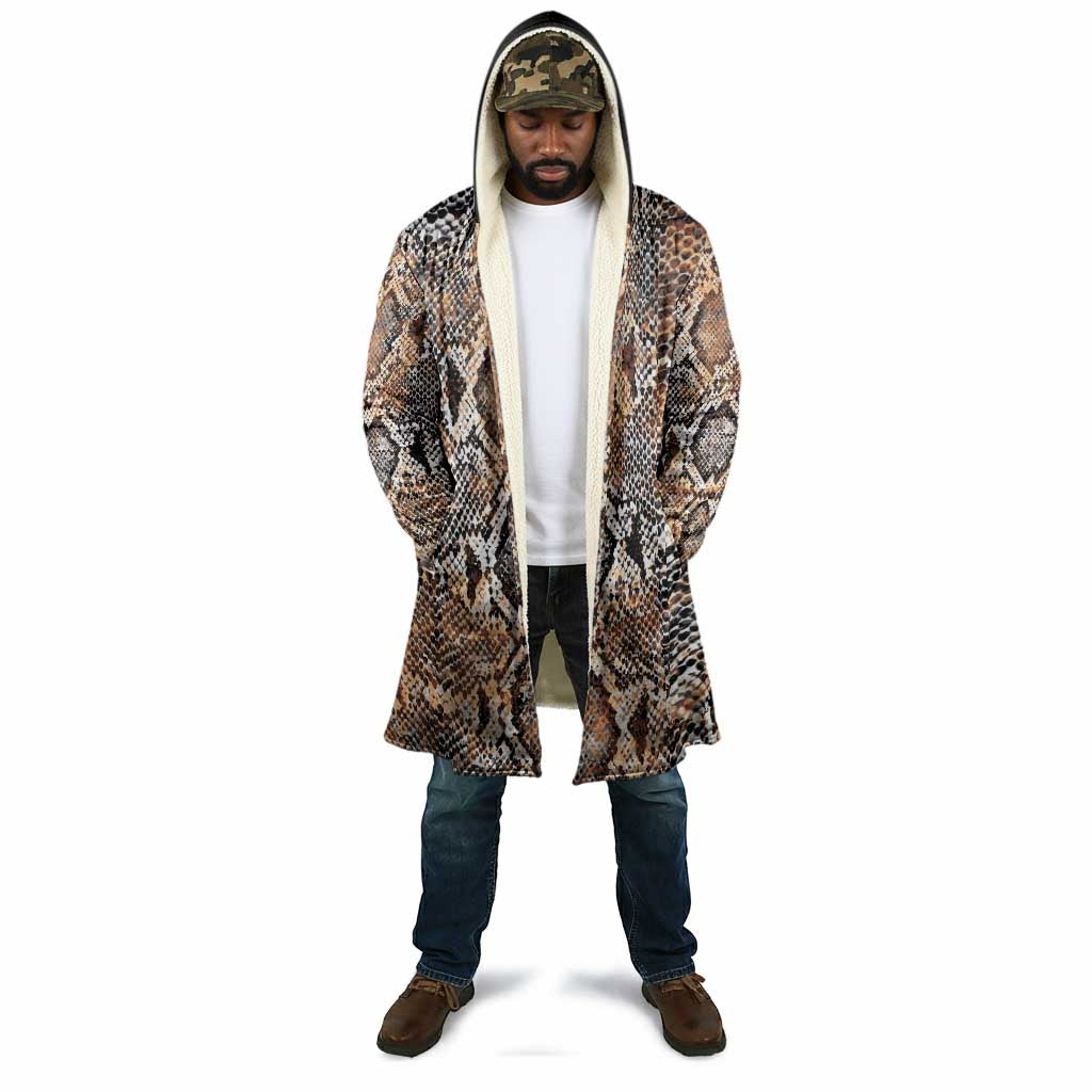 African Wild Animal Skins Cloak Vintage Snake Skin Pattern