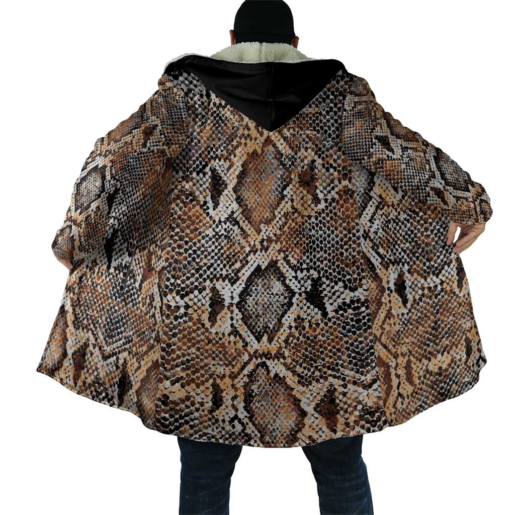 African Wild Animal Skins Cloak Vintage Snake Skin Pattern