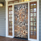 African Wild Animal Skins Door Cover Vintage Snake Skin Pattern