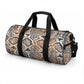 African Wild Animal Skins Duffle Bag Vintage Snake Skin Pattern
