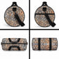 African Wild Animal Skins Duffle Bag Vintage Snake Skin Pattern