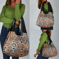 African Wild Animal Skins Grocery Bag Vintage Snake Skin Pattern - African Pride
