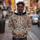 African Wild Animal Skins Hoodie Vintage Snake Skin Pattern - African Pride