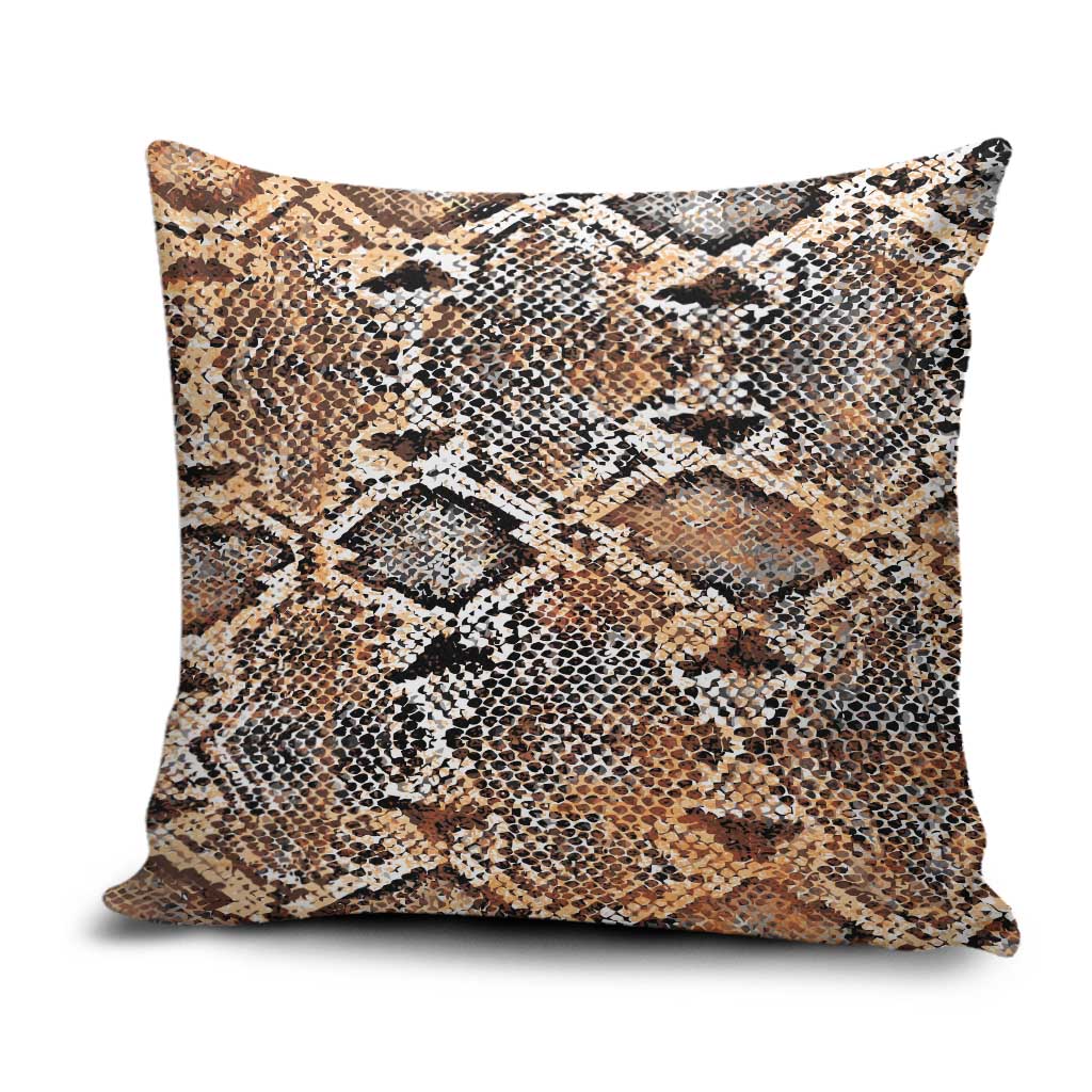 African Wild Animal Skins Pillow Cover Vintage Snake Skin Pattern