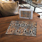 African Wild Animal Skins Puzzle Vintage Snake Skin Pattern