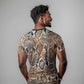 African Wild Animal Skins T shirt Vintage Snake Skin Pattern - African Pride