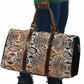 African Wild Animal Skins Travel Bag Vintage Snake Skin Pattern