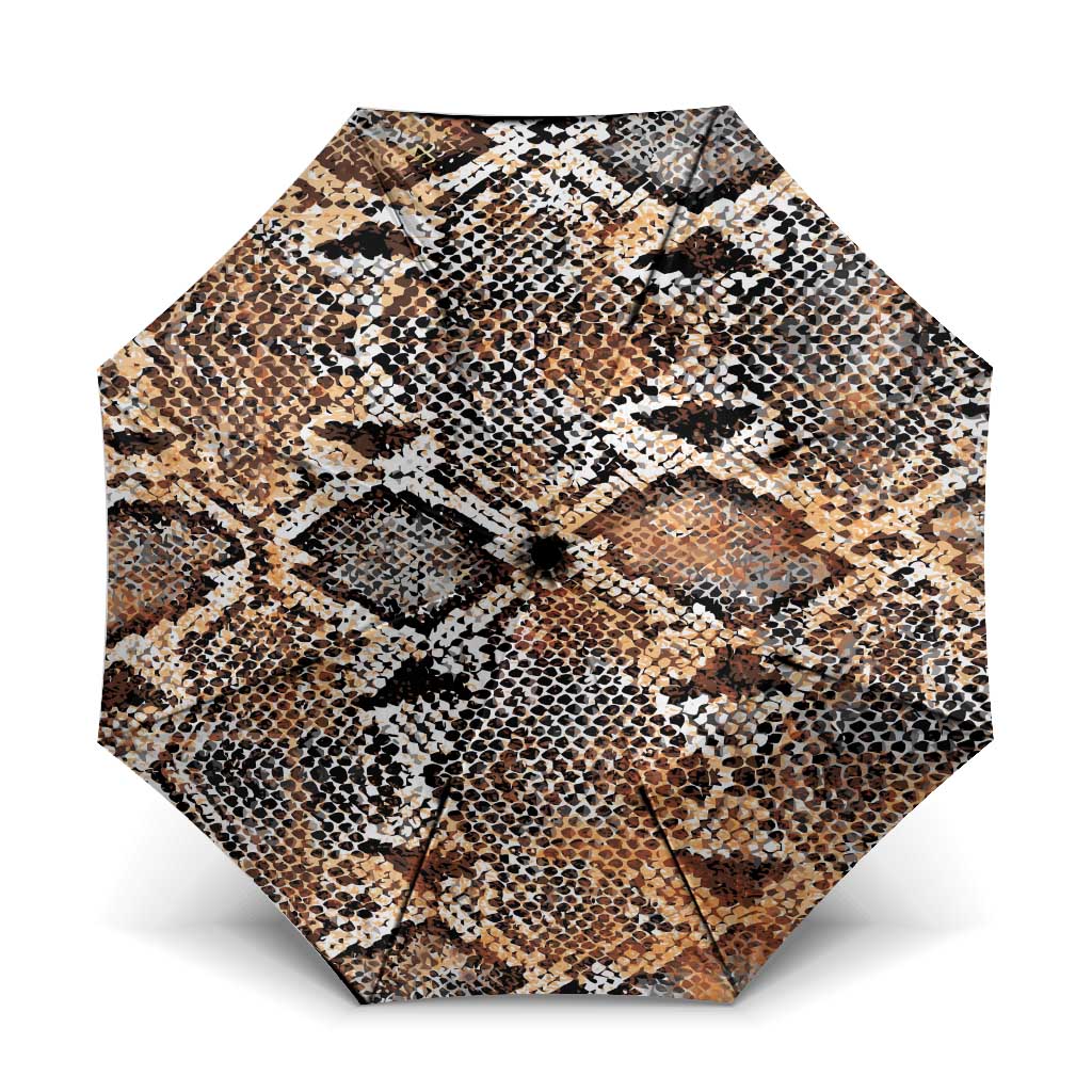 African Wild Animal Skins Umbrella Vintage Snake Skin Pattern
